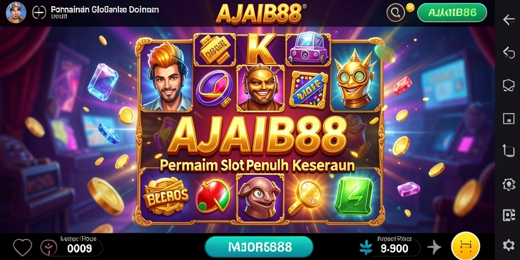 Screenshot AJAIB88 menampilkan mesin Slot yang memukau dan menarik.
