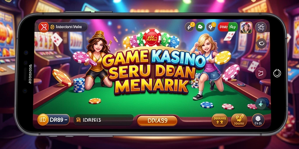 Tampilan menarik dari gameplay Kasino di IDR89 yang memukau.