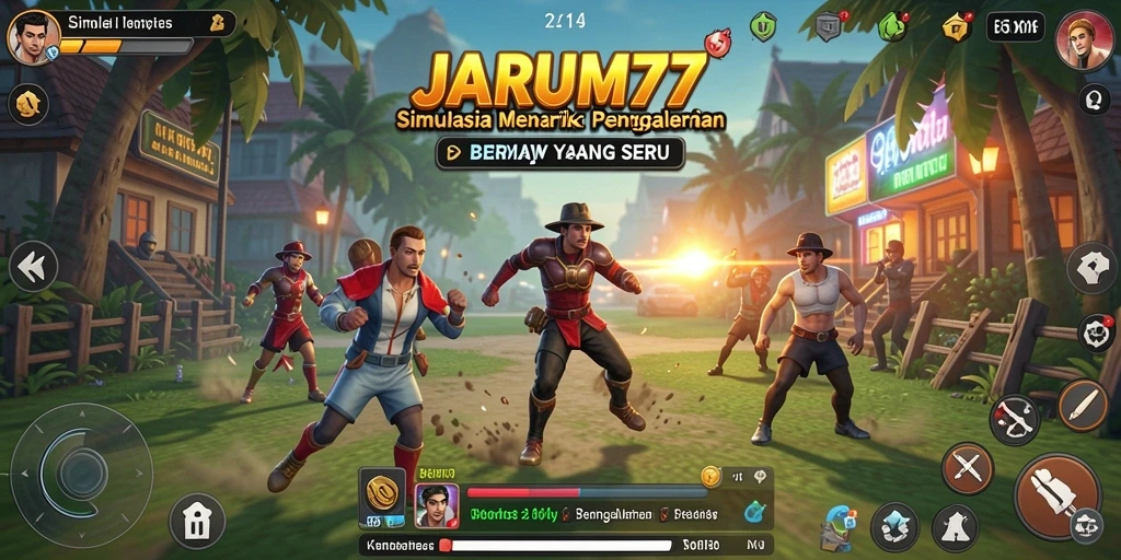 Tangkapan layar JARUM77 menampilkan gameplay Simulation yang mendalam dan interaktif.