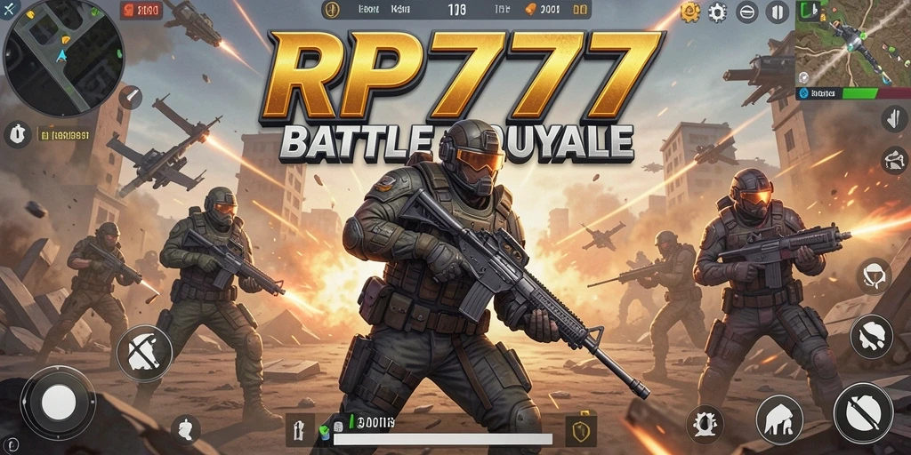 Screenshot menampilkan aksi seru pertempuran di RP777.
