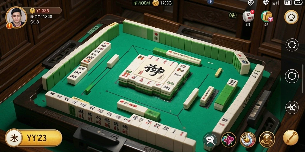 Tampilan gameplay Mahjong yang seru dan menarik di YY123.